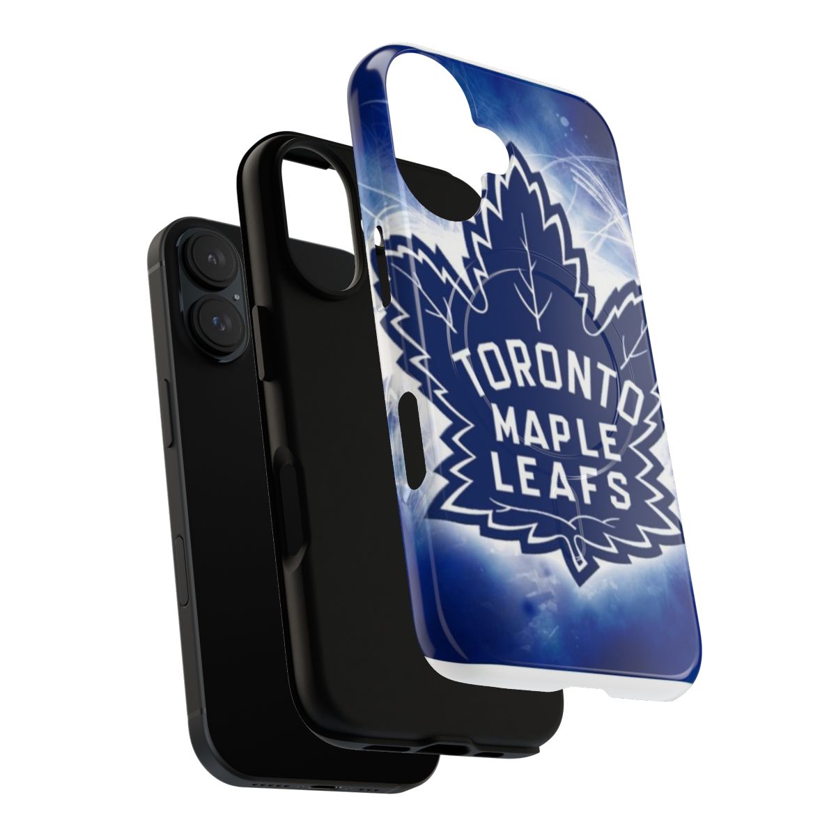 Stylish Toronto Maple Leafs inspired phone case with magnetic features - Layers