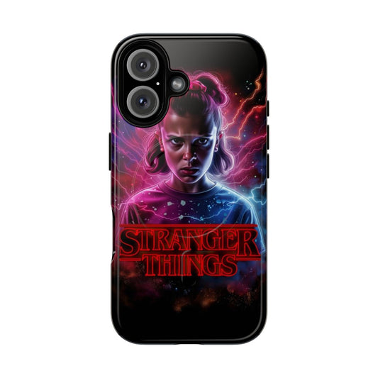 Eleven from Stranger Things inspired magnetic tough phone case