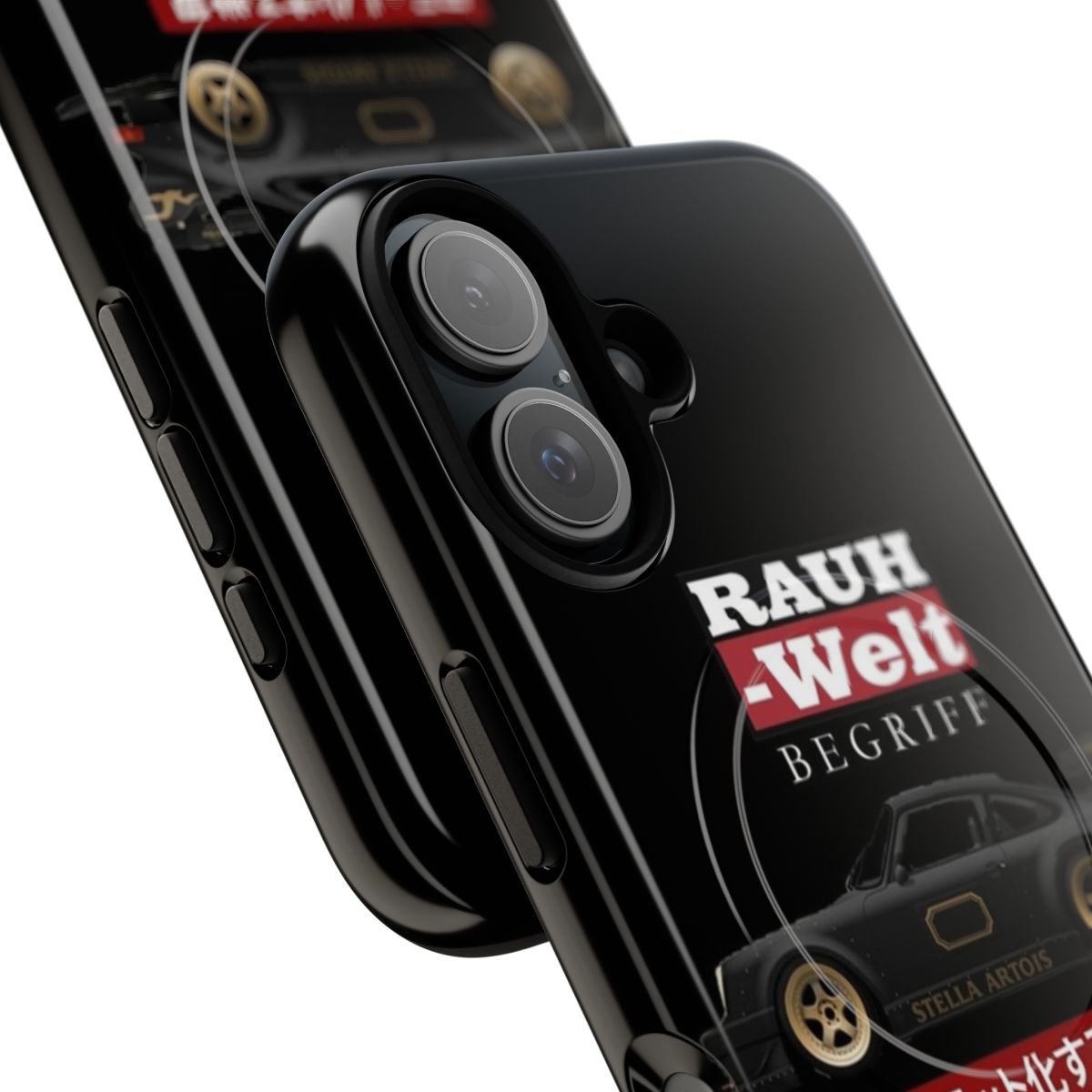 RWB Nakai Akira-inspired magnetic tough phone case with a flat design - Detail