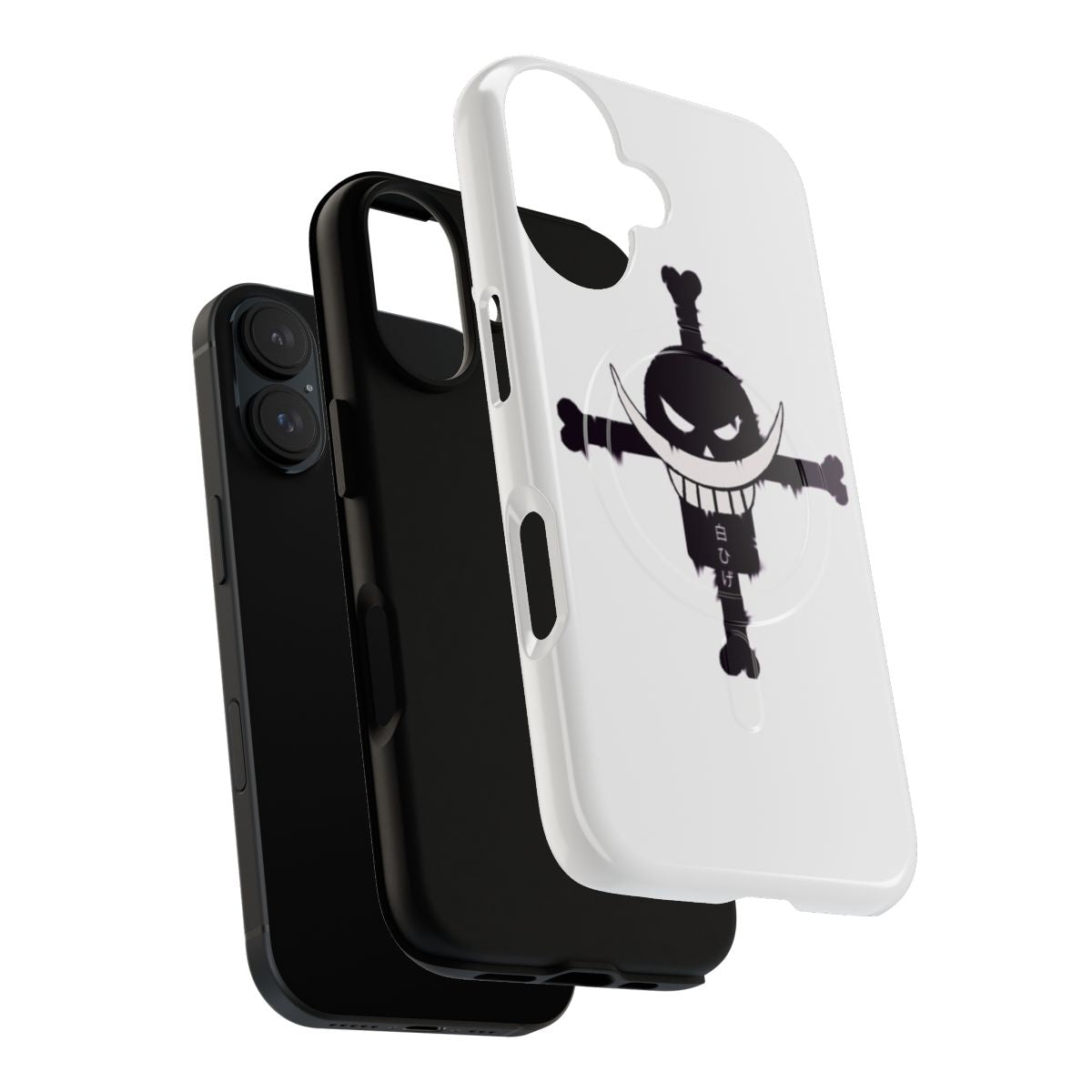 Whitebeard Inspired Magnetic Tough Phone Case with One Piece Anime Art - Layers