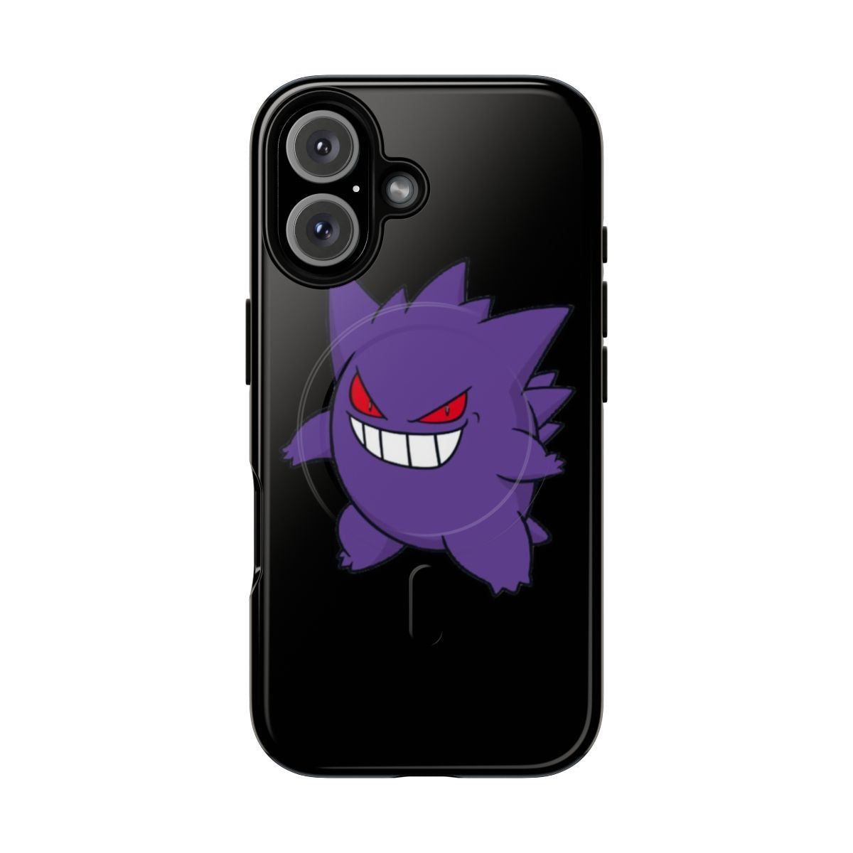 Magnetic Tough Phone Cases featuring the Pokemon character Gengarr