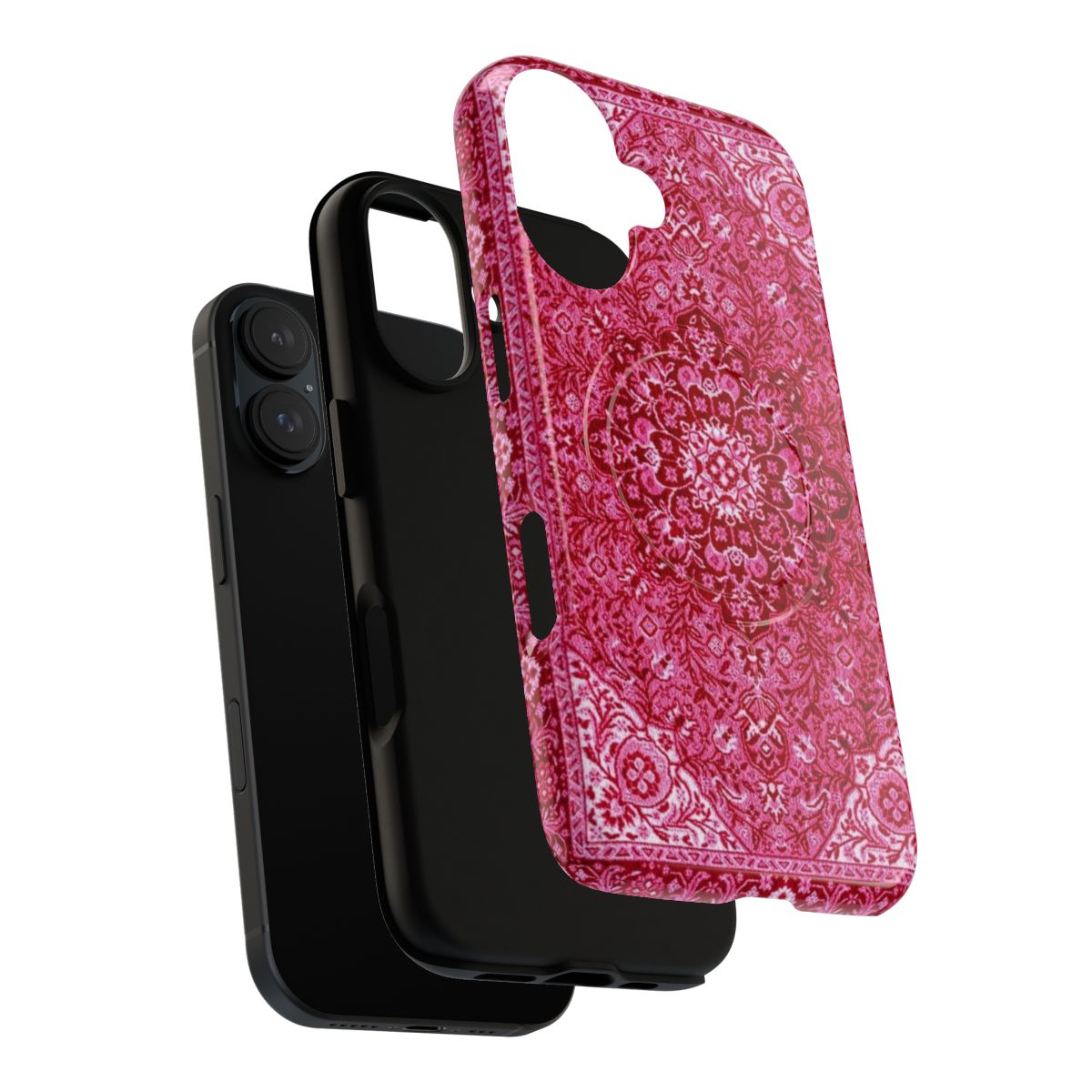 Colorful Persian rug inspired magnetic phone case - Layers