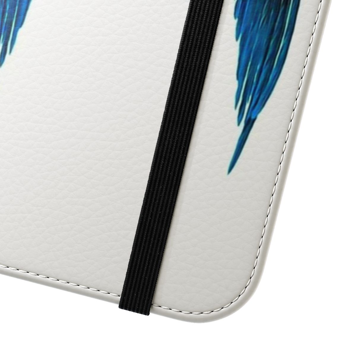 Elegant pink phone case with simple angel wing design - Close Up