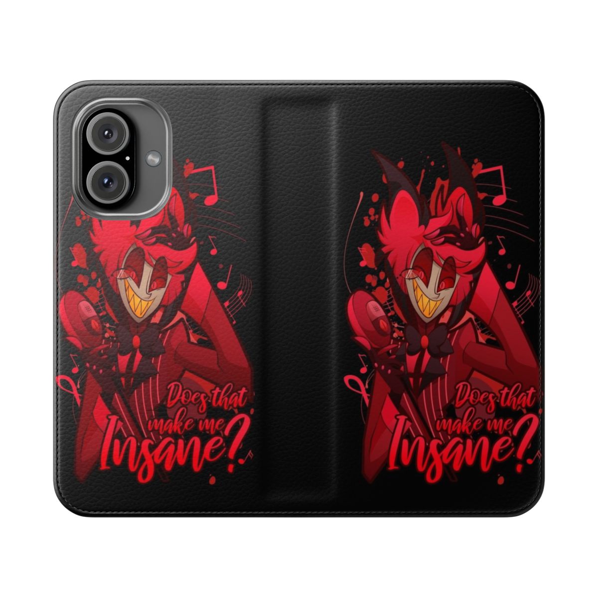 Hazbin Hotel Alastor the Radio Demon Flip Cover Phone Case