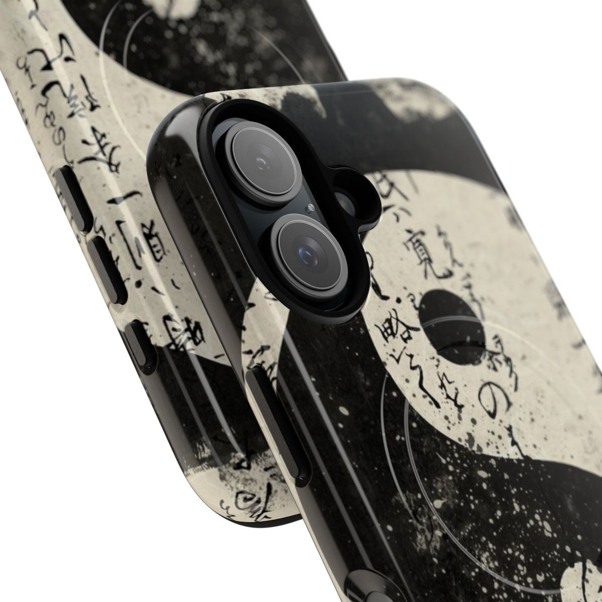 Yin and Yang Symbol Magnetic Tough Phone Case - Detail