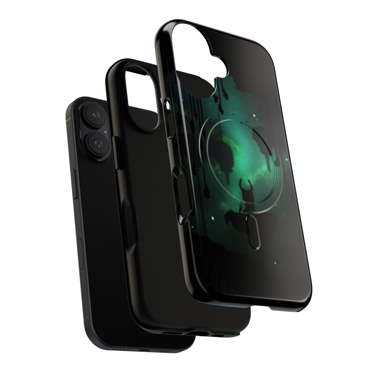 Durable and protective phone case with magnetic features for Hollow Knight fans - Layers