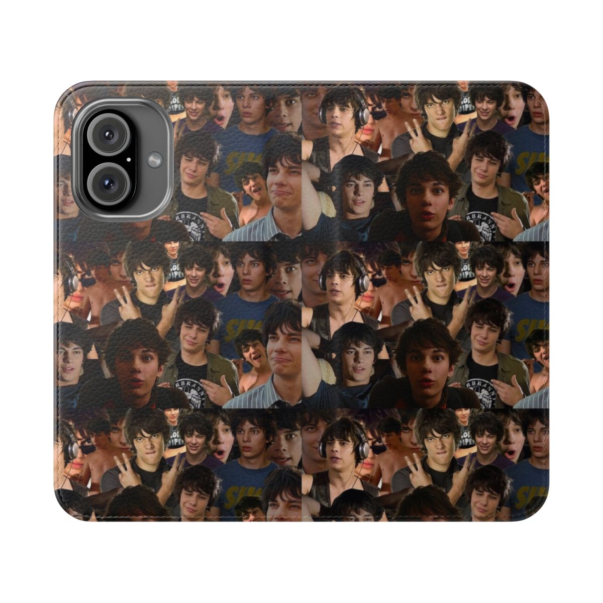 Emo-inspired phone case with Rodrick Heffley design for Diary of a Wimpy Kid fans