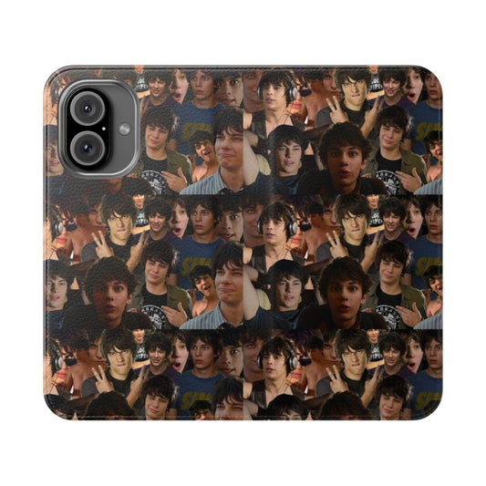 Emo-inspired phone case with Rodrick Heffley design for Diary of a Wimpy Kid fans