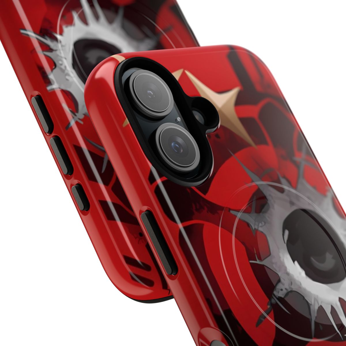 Honkai Star Rail inspired magnetic tough phone cases with a cowboy theme - Detail