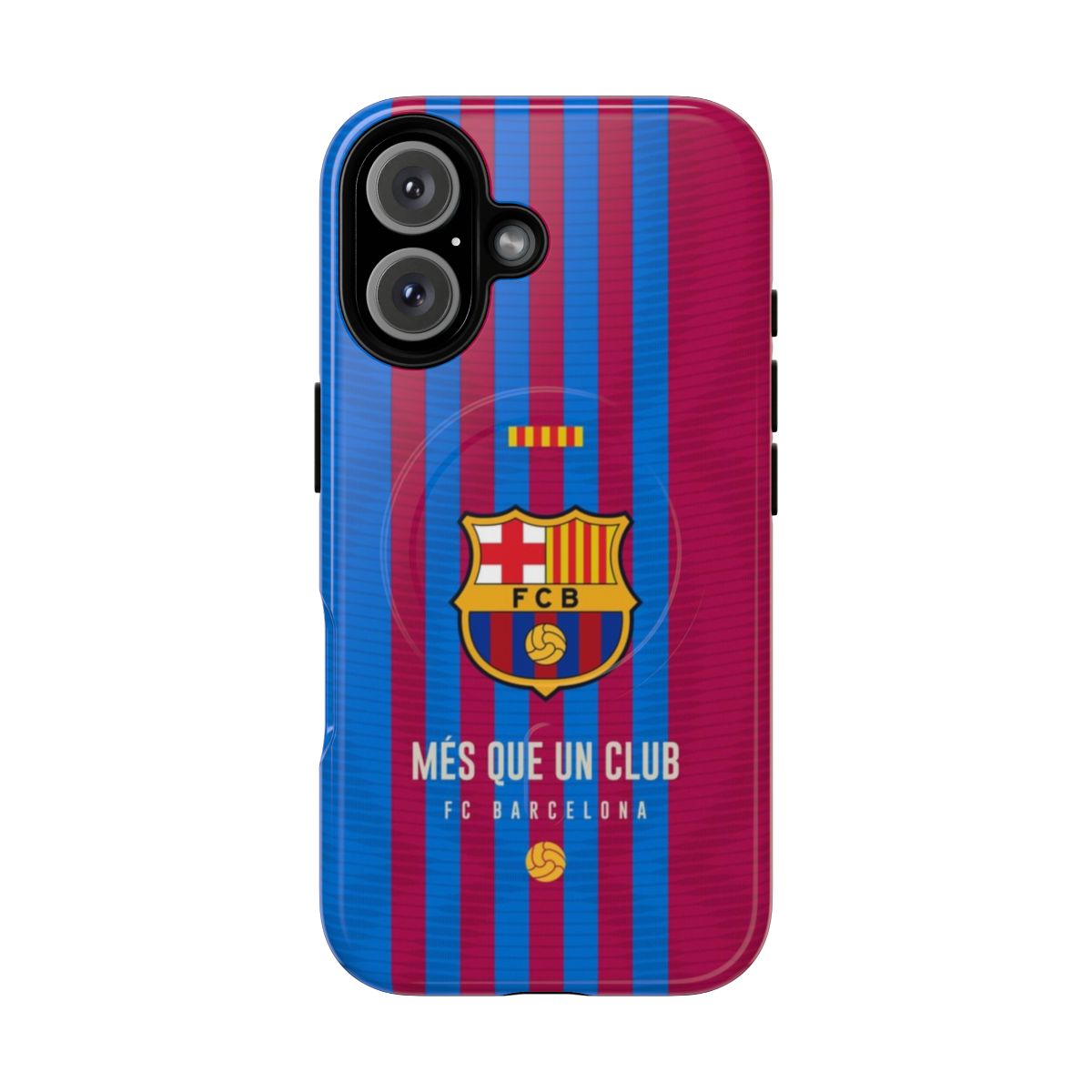 Barcelona football club phone case with magnetic closure and tough protection