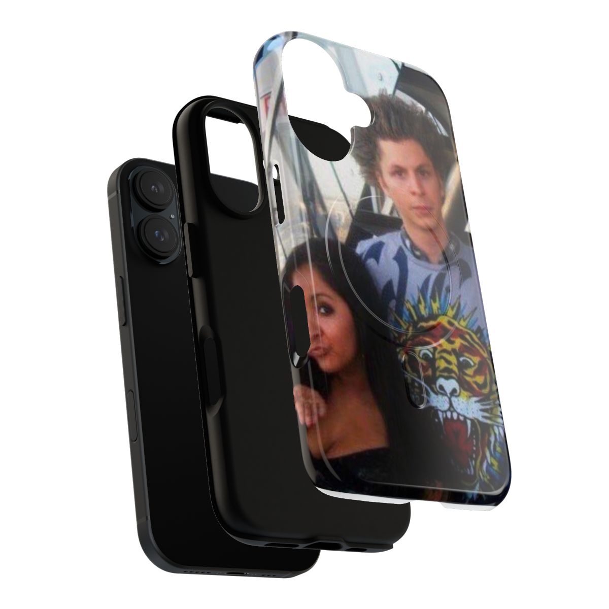 Michael Cera-Inspired Jersey Shore-Themed Magnetic Tough Phone Case - Layers