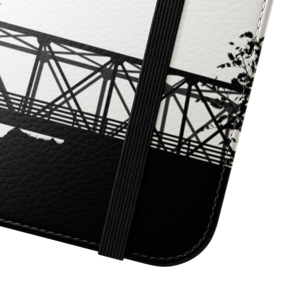 One Tree Hill inspired flip cover phone case with "I Don't Want to Be" design - Close Up