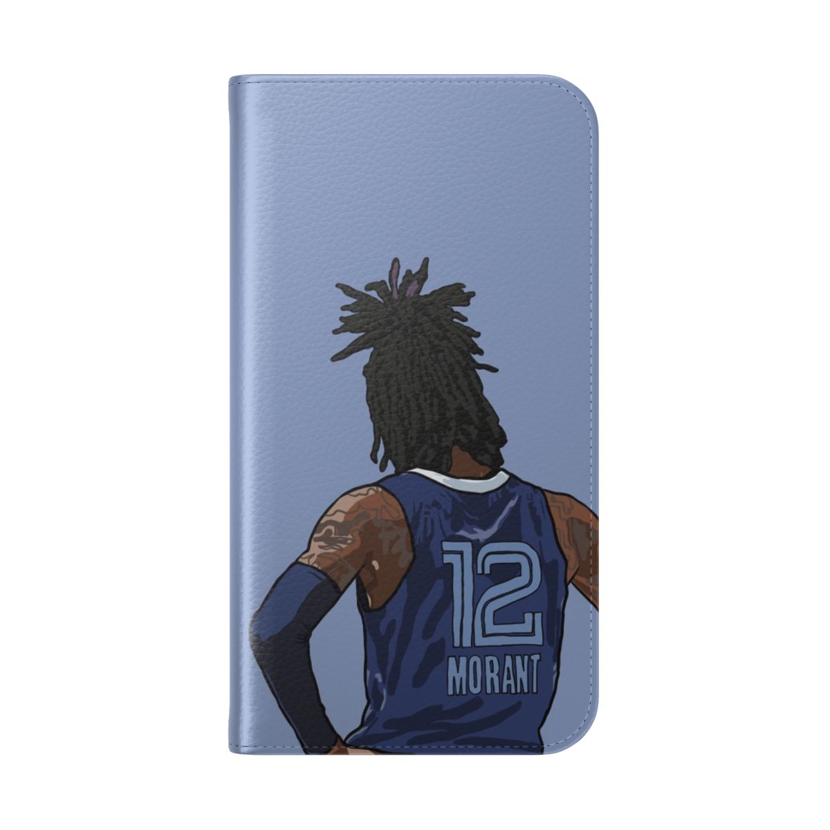 Ja Morant Inspired Basketball Flip Phone Case - Folded Back