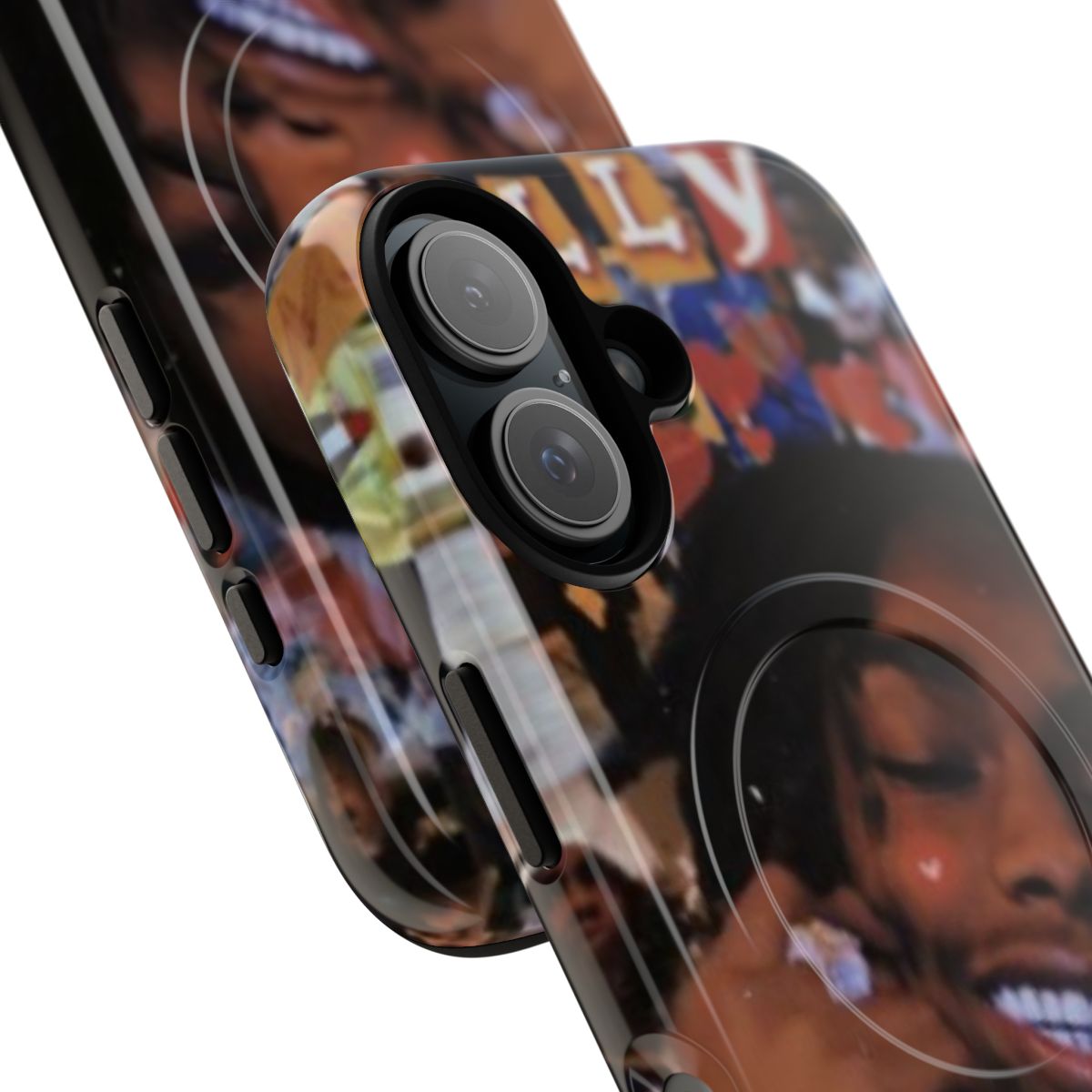 Custom YNW Melly-inspired magnetic tough phone case - Detail