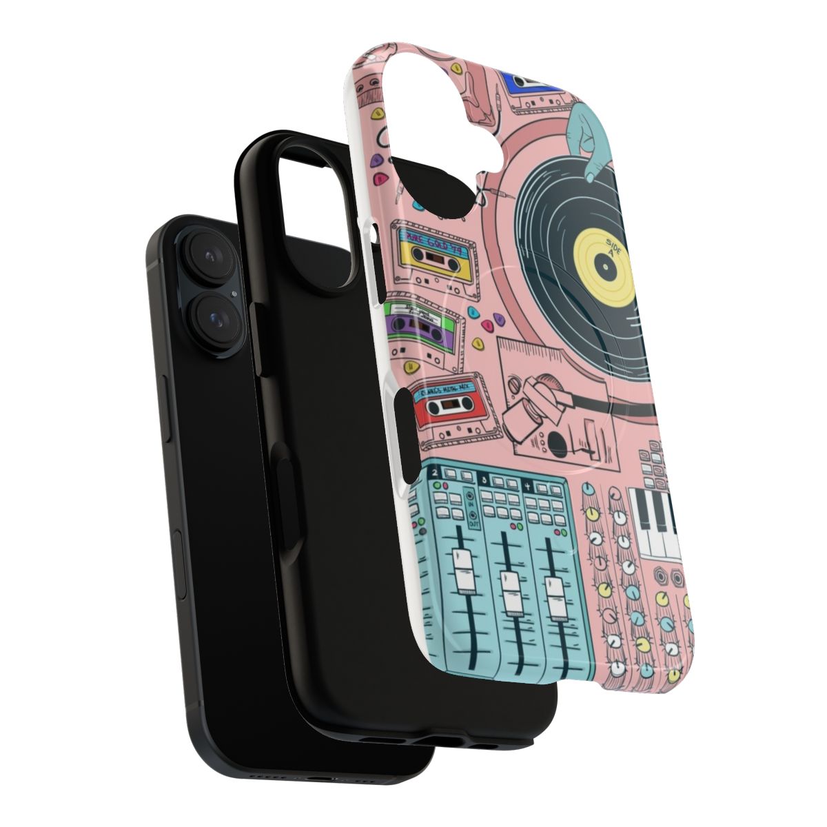 Strange City Abstract Magnetic Tough Phone Cases - Layers