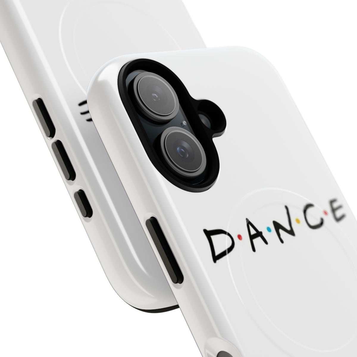 Dance-themed tough phone case with custom name text - Detail