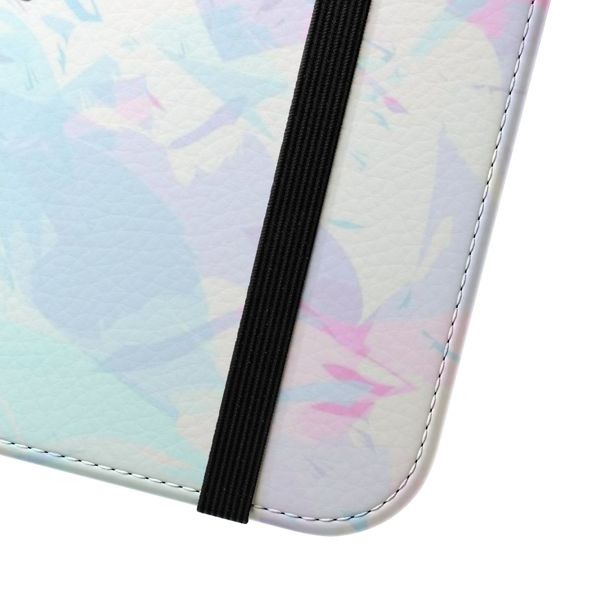 Artistic gymnastics silhouette design on a flip cover phone case - Close Up