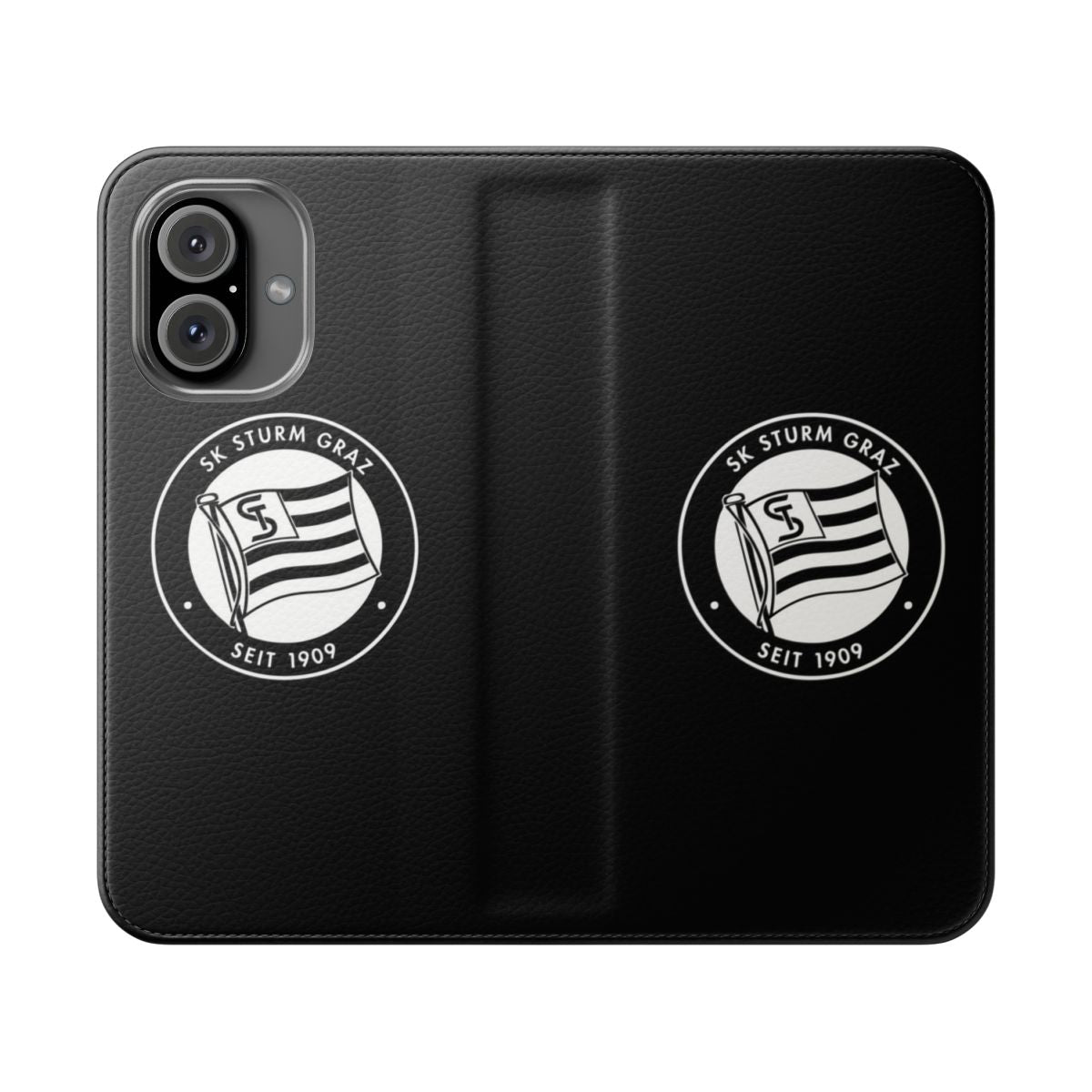 Sturm Graz Football Club Phone Case featuring the team's colors and crest