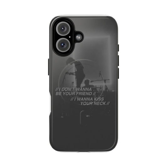 Magnetic phone case featuring the album artwork for The 1975's "Music for Cars"