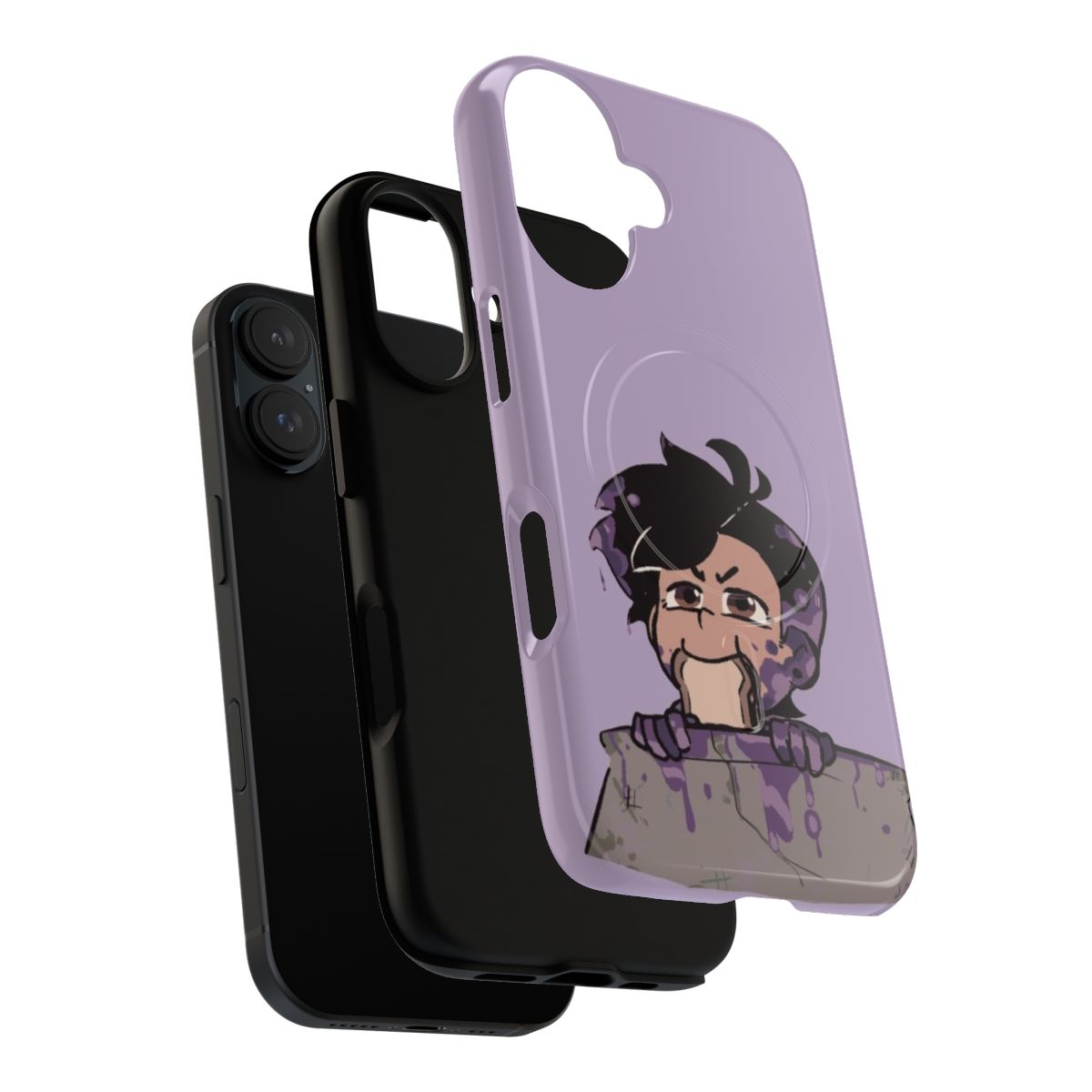 Magnetic, durable phone case featuring a Luz Abomination design for The Owl House fans. - Layers