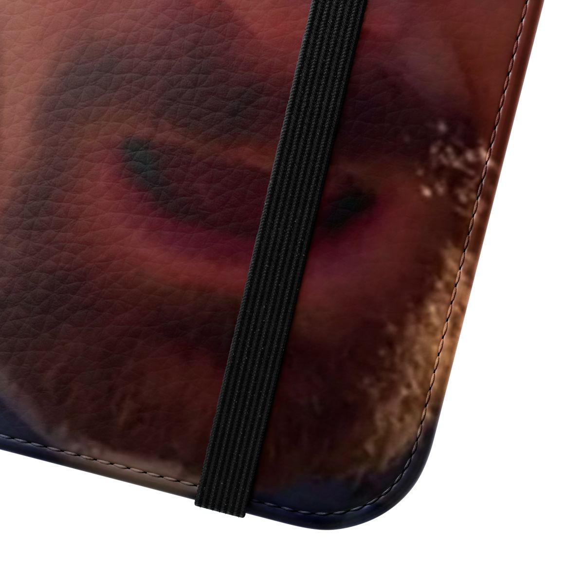 Walter White meme design on a flip phone case - Close Up