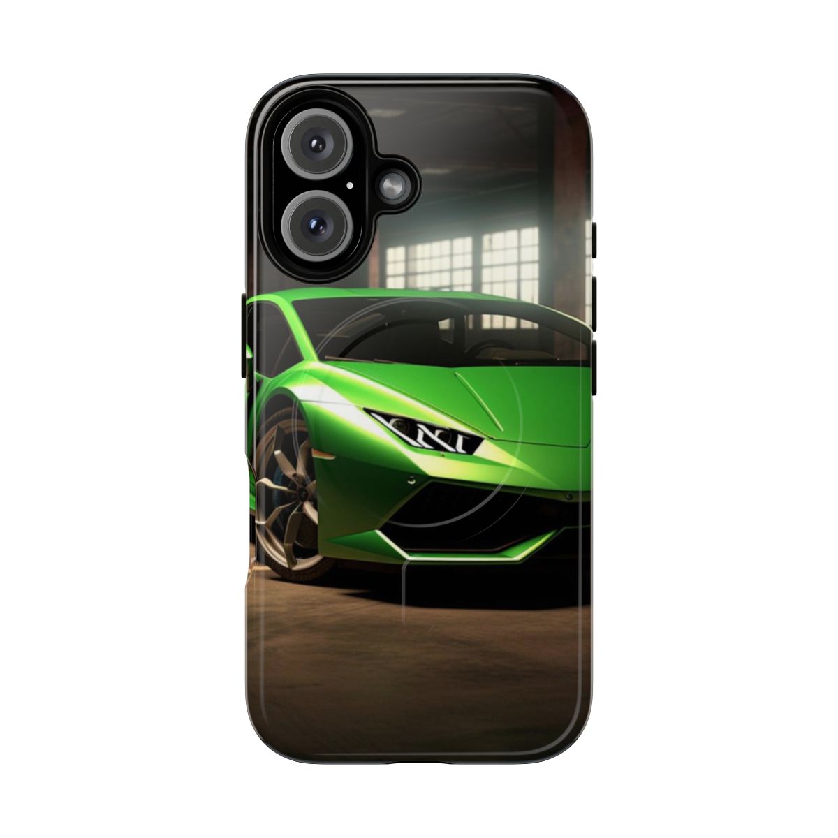 Magnetic Tough Phone Case featuring a Lamborghini Huracan design