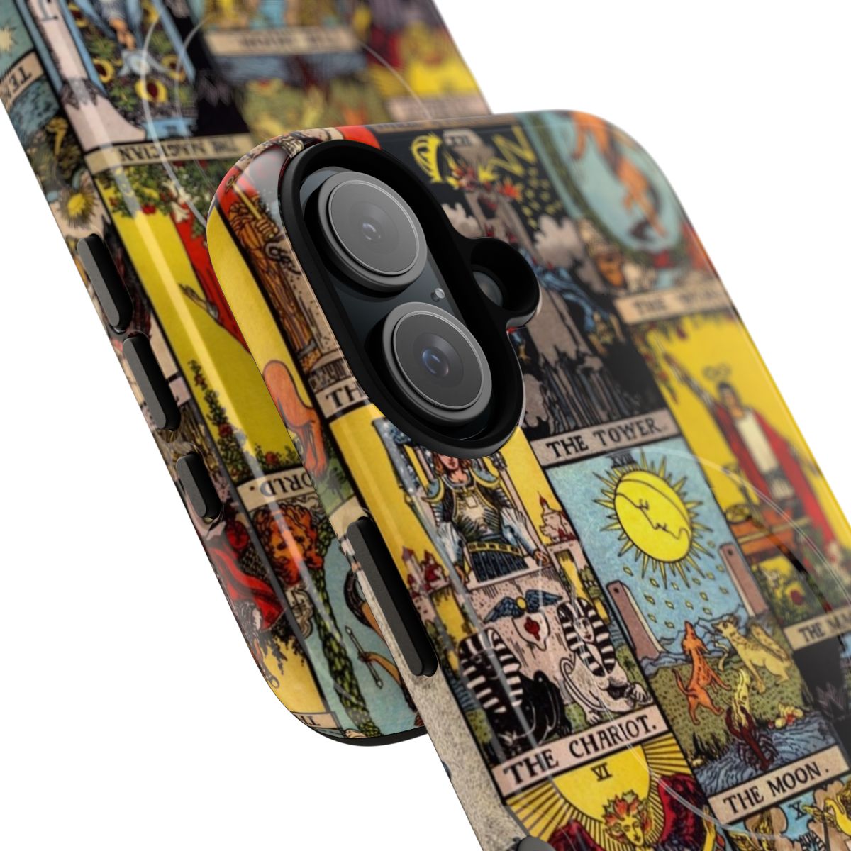 Stylized phone case featuring the Major Arcana of the Tarot deck - Detail