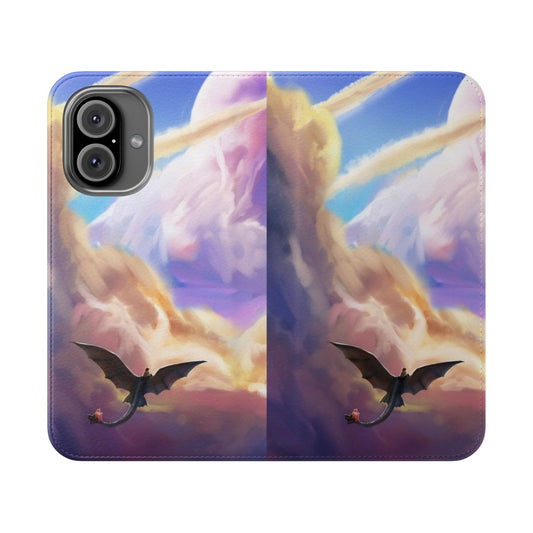 Customizable phone case featuring a dragon design inspired by the "How to Train Your Dragon" franchise