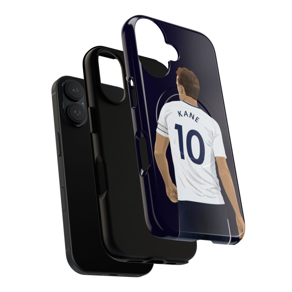 Illustration of Tottenham Hotspur captain Harry Kane on a magnetic tough phone case - Layers