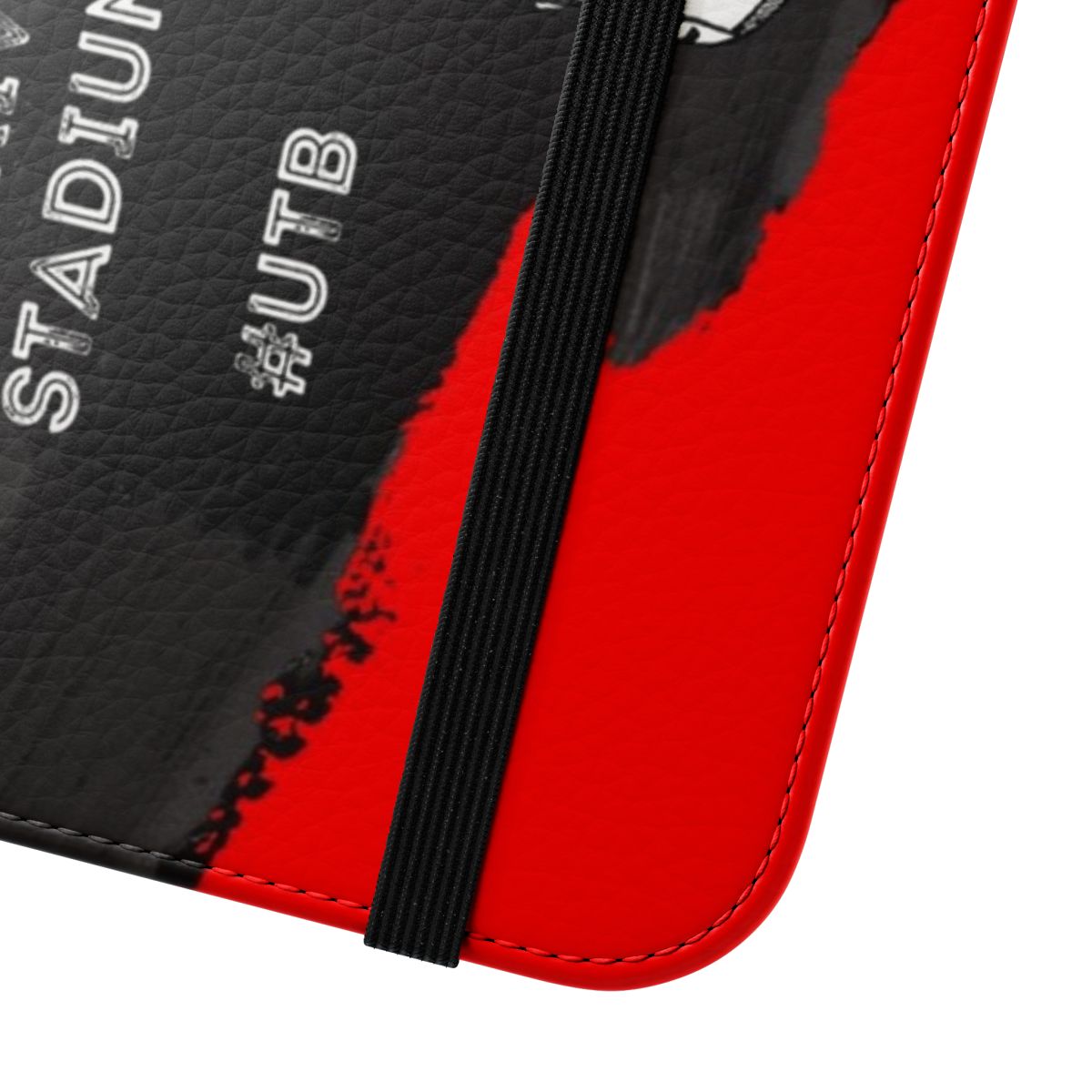 Middlesbrough FC themed flip cover phone case - Close Up