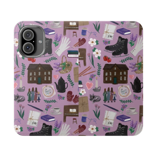 Bookish Pattern Phone Case with Classic Literature Inspired Design