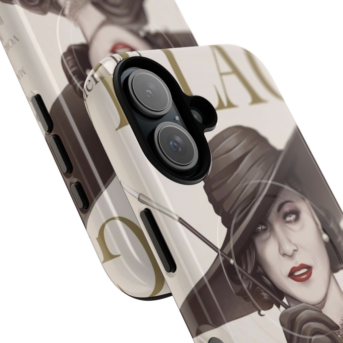 Tough magnetic phone case featuring Lady Dimitrescu from Resident Evil Village - Detail