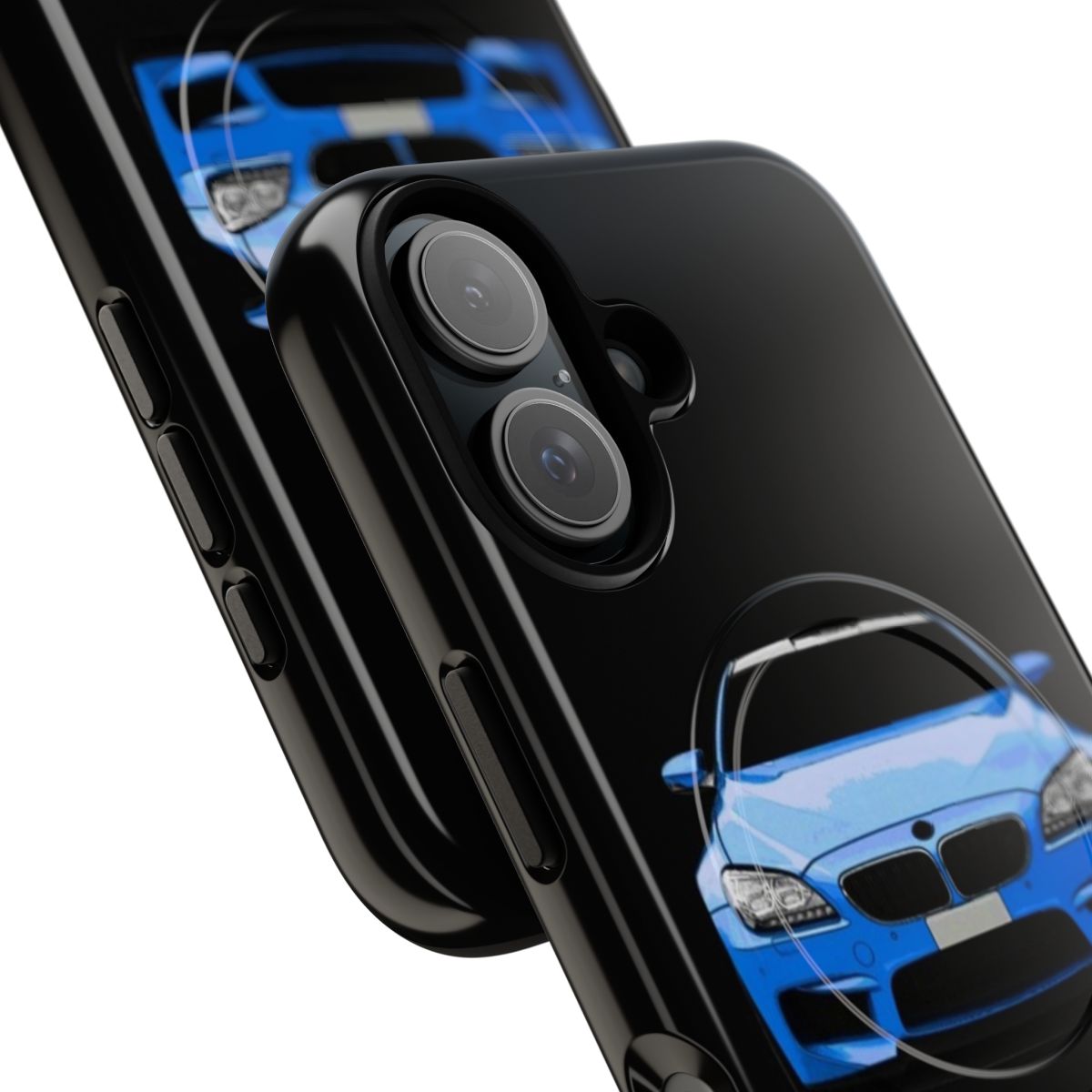 Magnetic tough phone case for BMW M6 and other Bimmer models - Detail