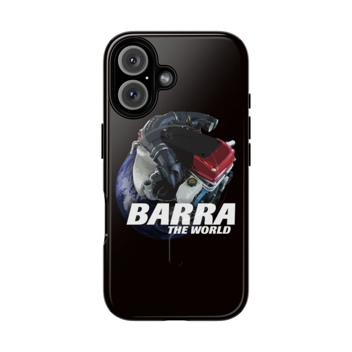 Barra engine inspired tough and magnetic phone case for Ford Falcon