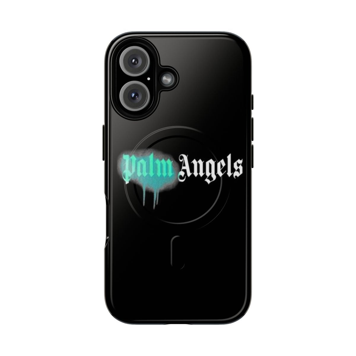 Vintage-inspired magnetic tough phone case with a stylish palm angels-inspired design