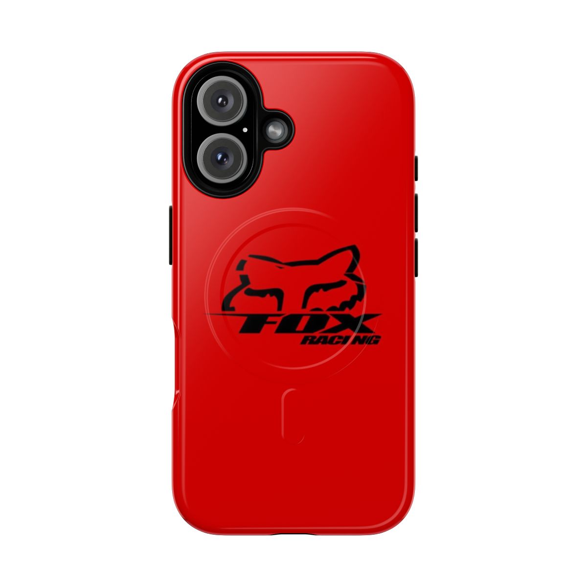 Sleek and durable phone case featuring a bold fox racing inspired design