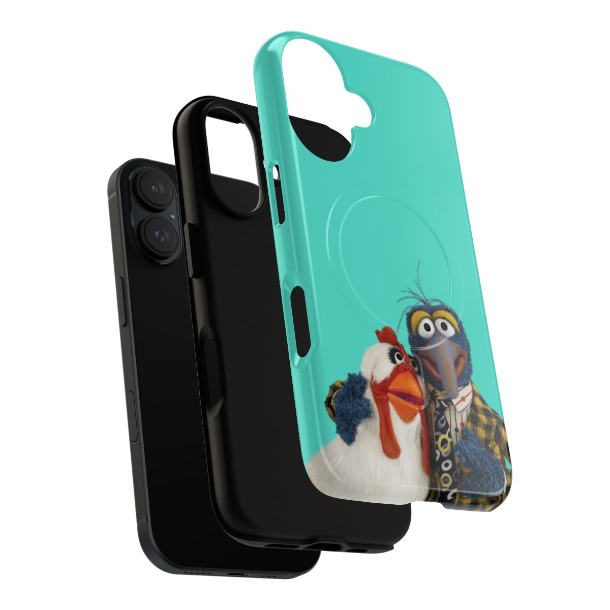 Magnetic tough phone cases featuring Gonzo, Kermit, Miss Piggy, and other Muppet characters. - Layers