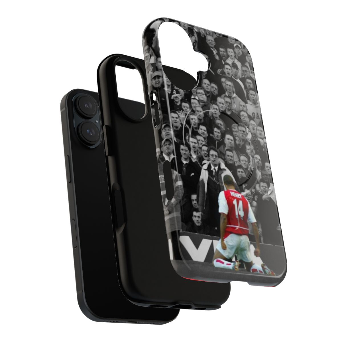 Magnetic phone case featuring Thierry Henry's iconic knee slide celebration - Layers