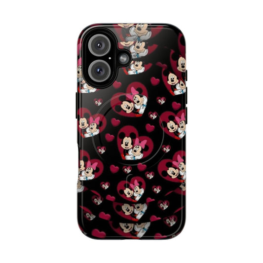 A stylish and protective magnetic tough phone case with a transparent design, featuring a Love Live-inspired pattern.