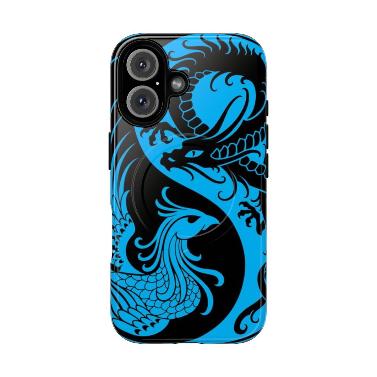 Yin Yang Dragon Phoenix Phone Case Design