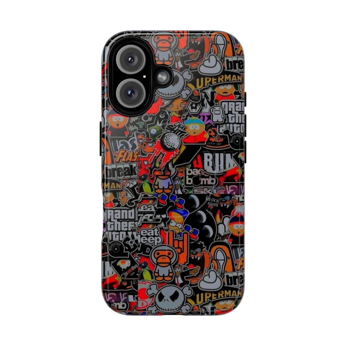 Vibrant and durable cartoon-themed magnetic phone case