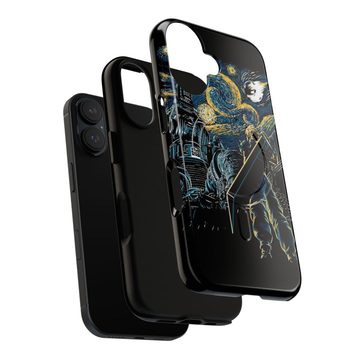 Starry Magnetic Tough Phone Case with Final Fantasy Designs - Layers