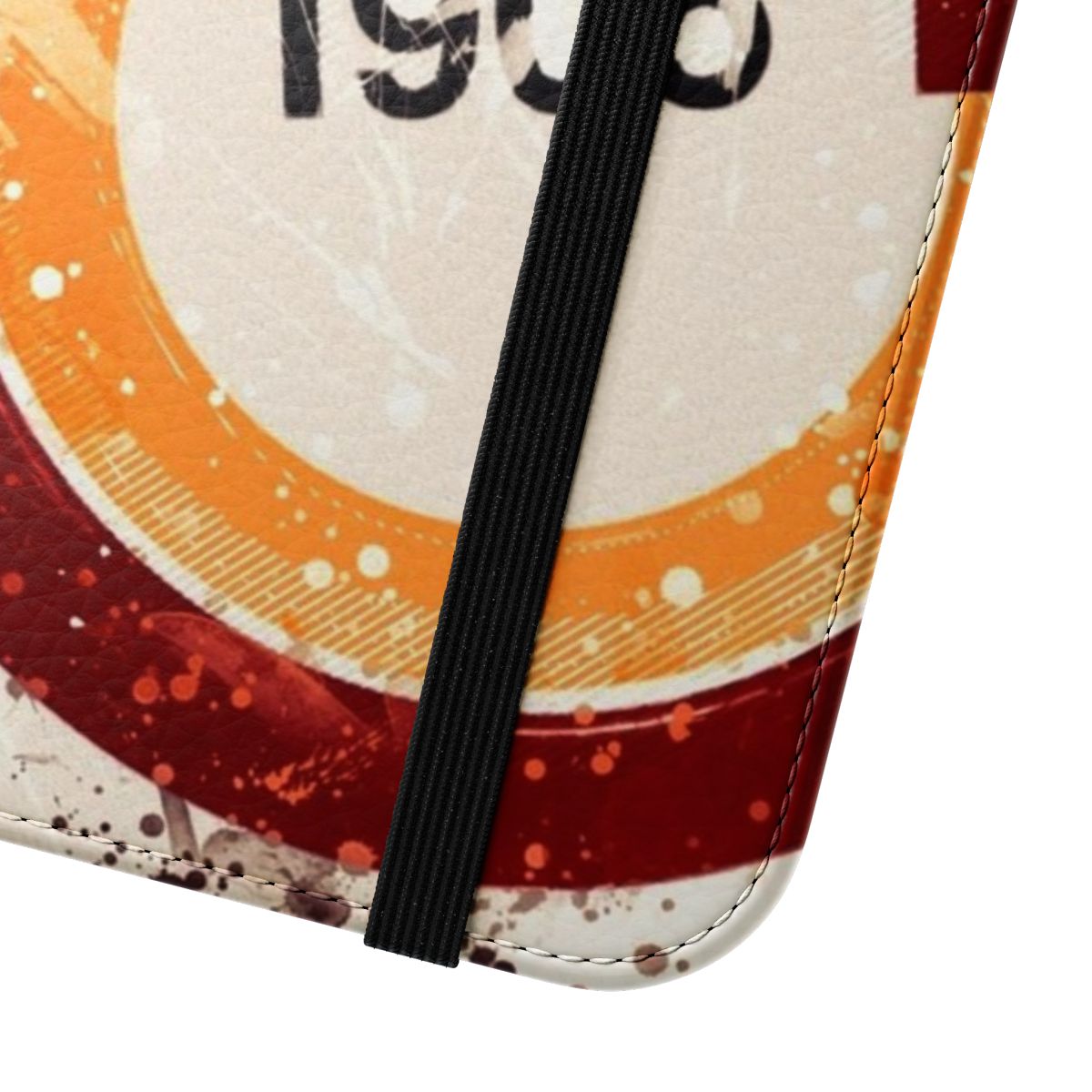 Galatasaray-inspired phone case with team colors and logo - Close Up