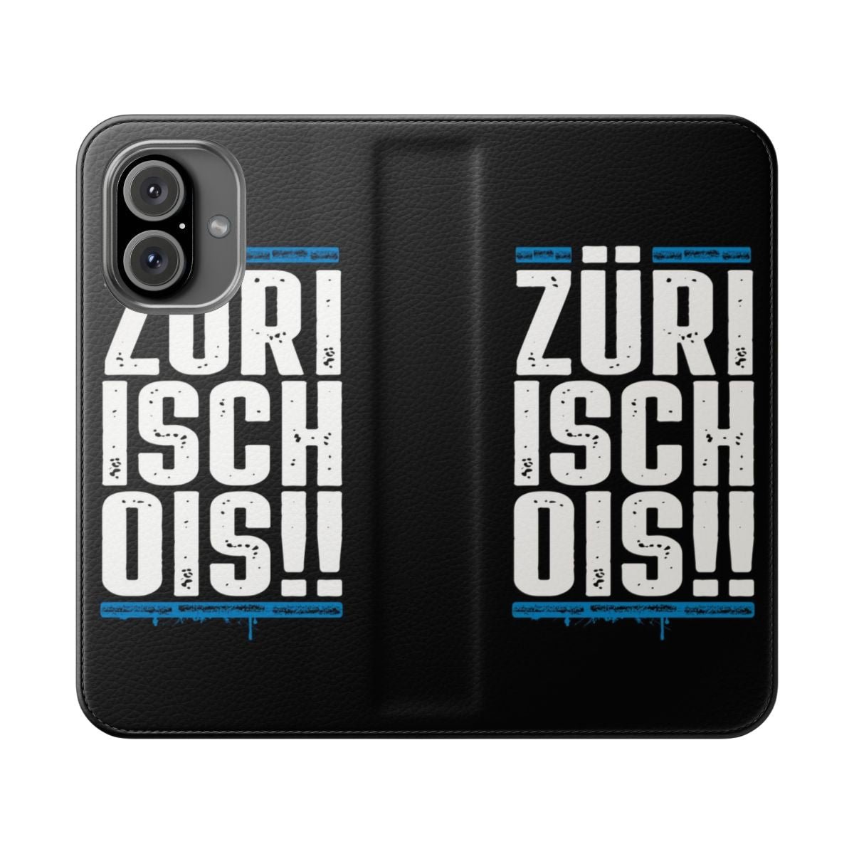 Football Club Zurich themed flip cover phone case