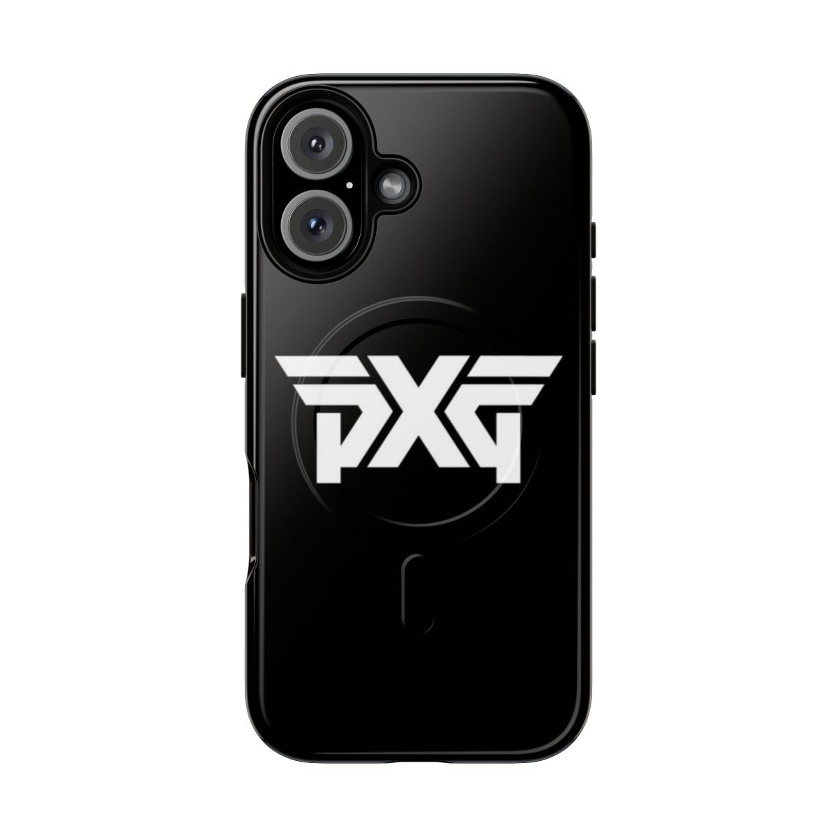 Magnetic tough phone case featuring golf equipment and American sports designs