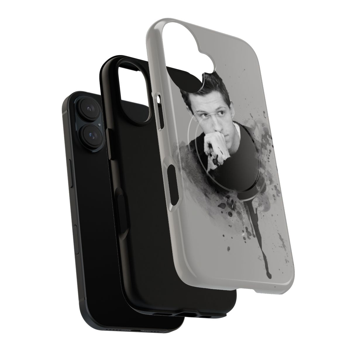 Magnetic tough phone case featuring Tom Holland's image - Layers