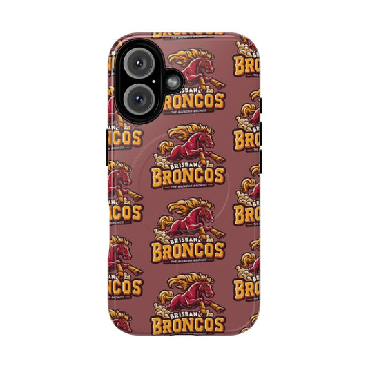 Tough Rugby Phone Case for Brisbane Broncos Fans