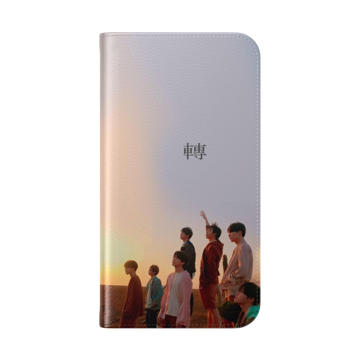 Colorful and artistic BTS Love Yourself Tear themed phone case cover - Folded Back