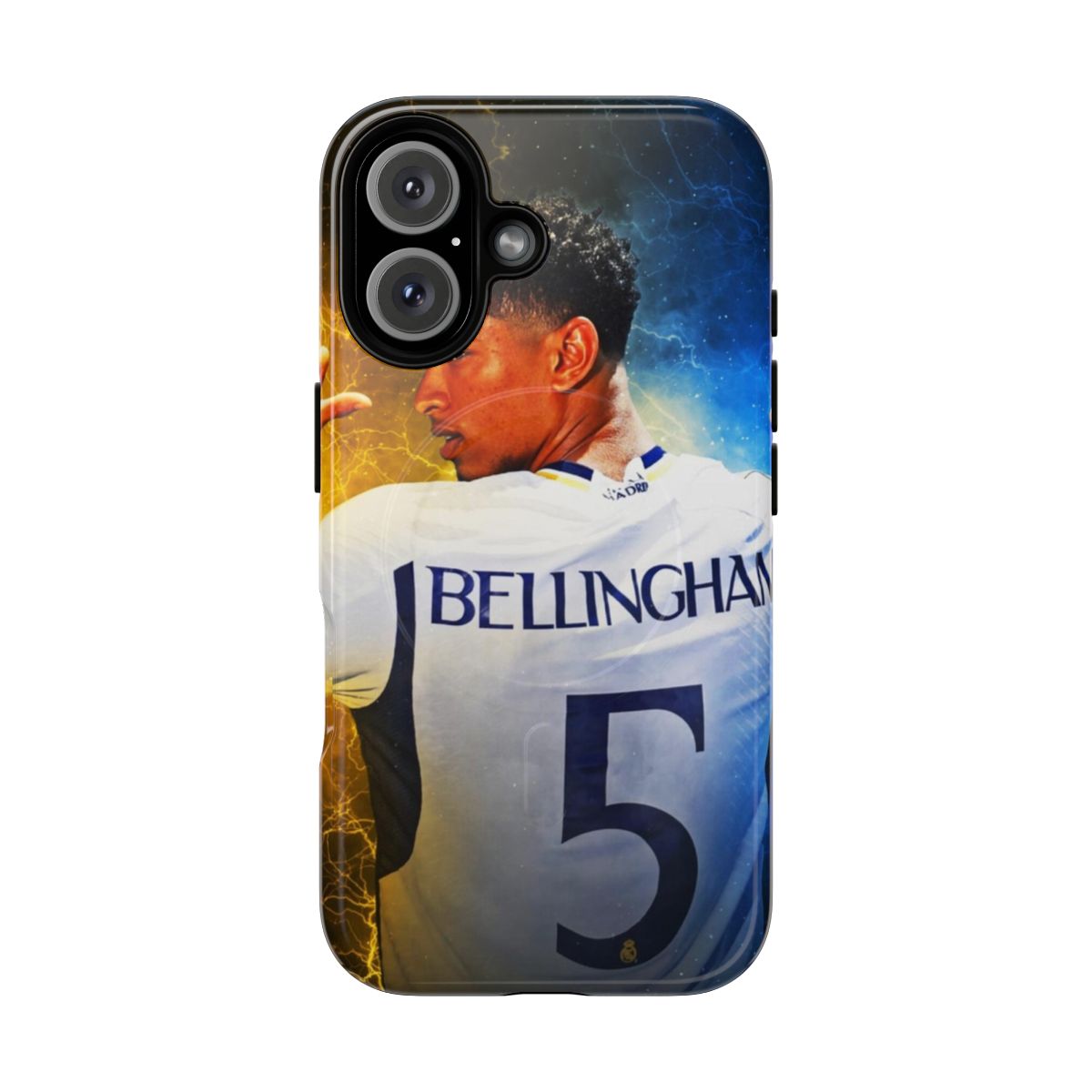 Jude Bellingham inspired magnetic tough phone case featuring his new goal celebration