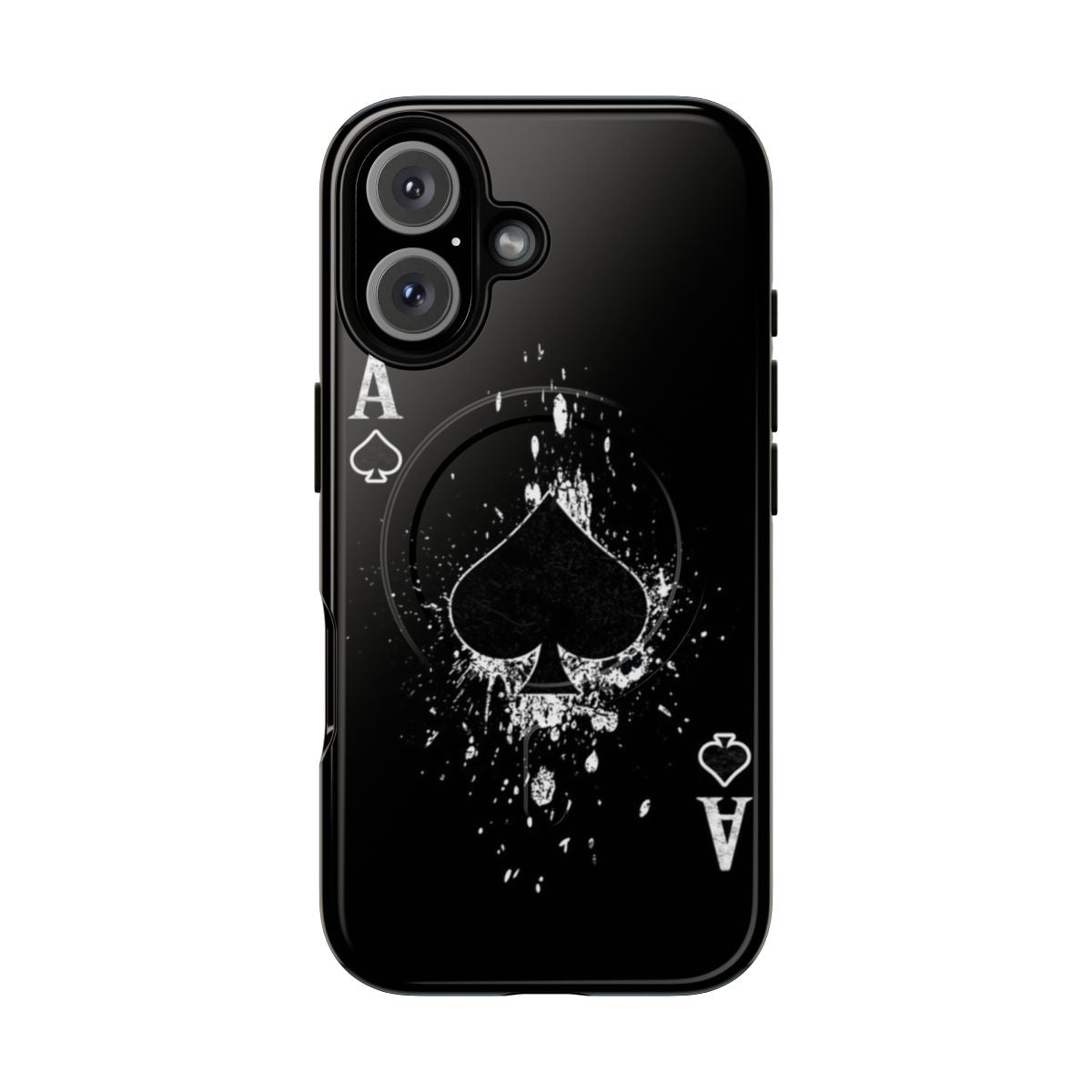 Ace of Spades Poker Inspired Magnetic Tough Phone Case